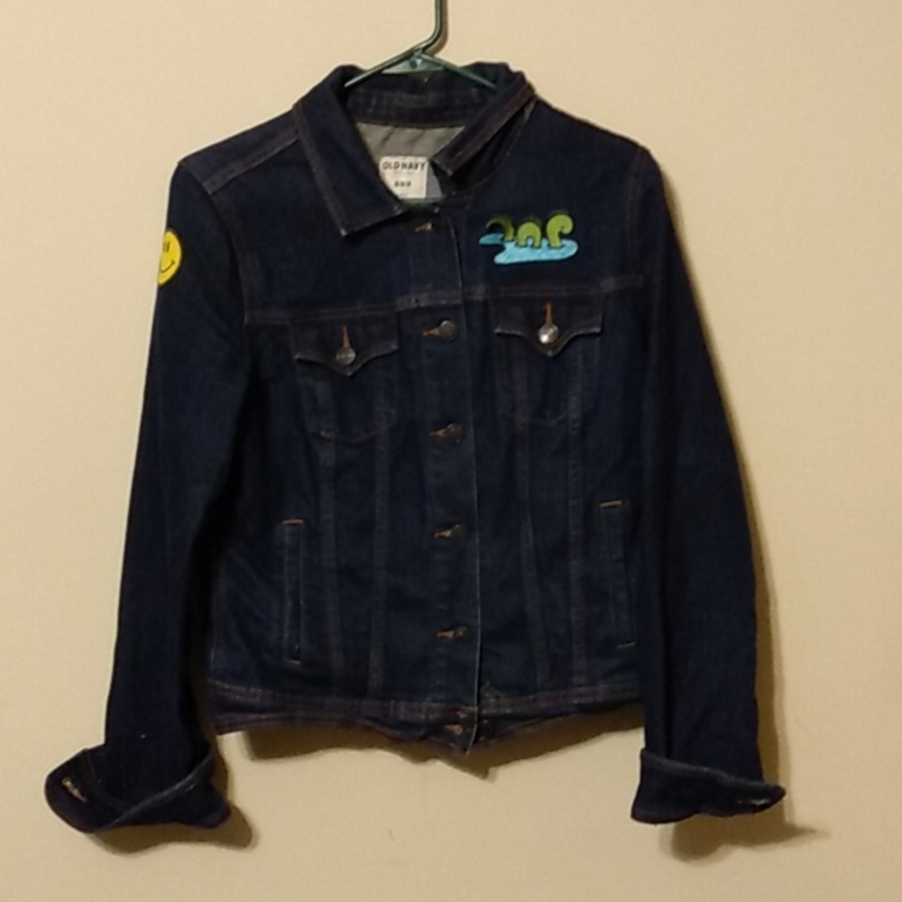 OldNavy Jean Jacket with Patches
